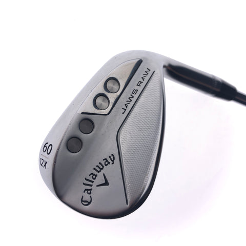 Used Callaway Jaws Raw 2022 Lob Wedge / 60.0 Degrees / Wedge Flex