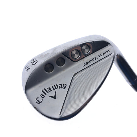 Used Callaway Jaws Raw 2022 Lob Wedge / 60.0 Degrees / Wedge Flex