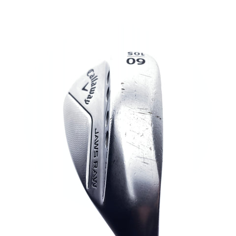 Used Callaway Jaws Raw 2022 Lob Wedge / 60.0 Degrees / Wedge Flex