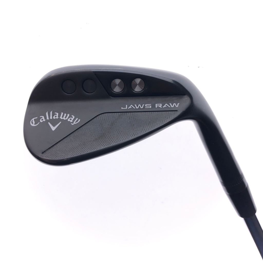 Used Callaway Jaws Raw Black 2020 Approach Wedge / 52.0 Degrees / Stiff Flex
