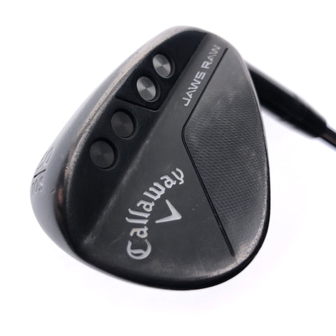 Used Callaway Jaws Raw Black 2020 Gap Wedge / 50.0 Degrees / Wedge Flex
