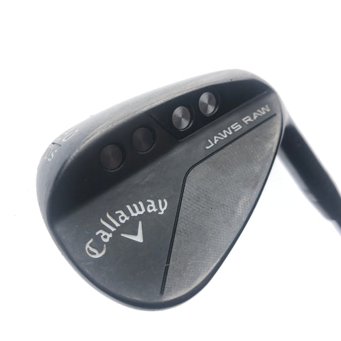 Used Callaway Jaws Raw Black 2020 Gap Wedge / 50.0 Degrees / Wedge Flex