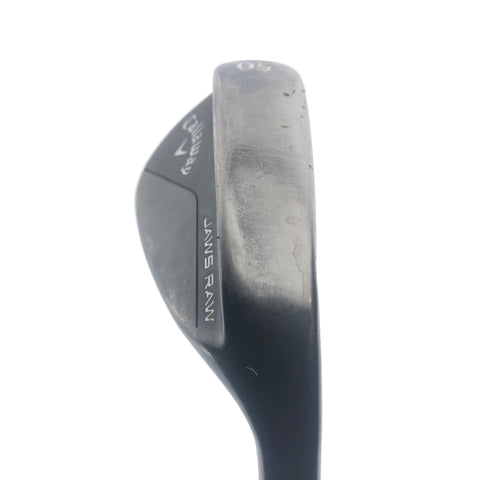 Used Callaway Jaws Raw Black 2020 Gap Wedge / 50.0 Degrees / Wedge Flex