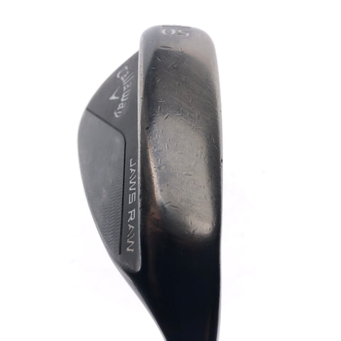 Used Callaway Jaws Raw Black 2020 Gap Wedge / 50.0 Degrees / Wedge Flex