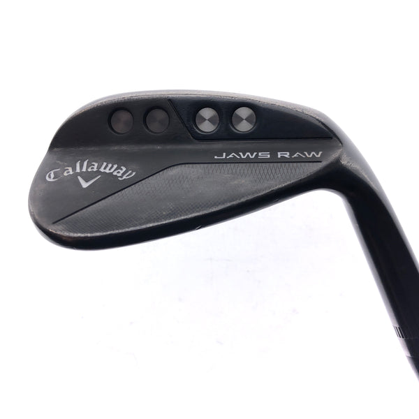 Used Callaway Jaws Raw Black 2020 Gap Wedge / 50.0 Degrees / Wedge Flex