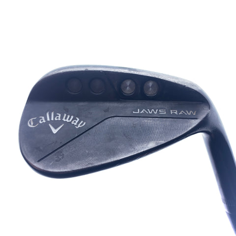 Used Callaway Jaws Raw Black 2020 Gap Wedge / 50.0 Degrees / Wedge Flex