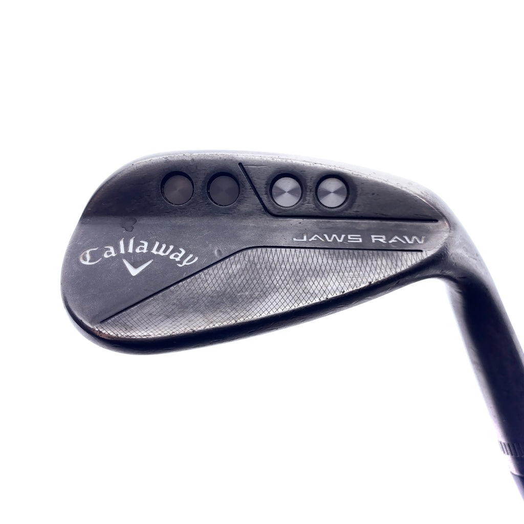 Used Callaway Jaws Raw Black 2020 Gap Wedge / 52.0 Degrees / Stiff Flex