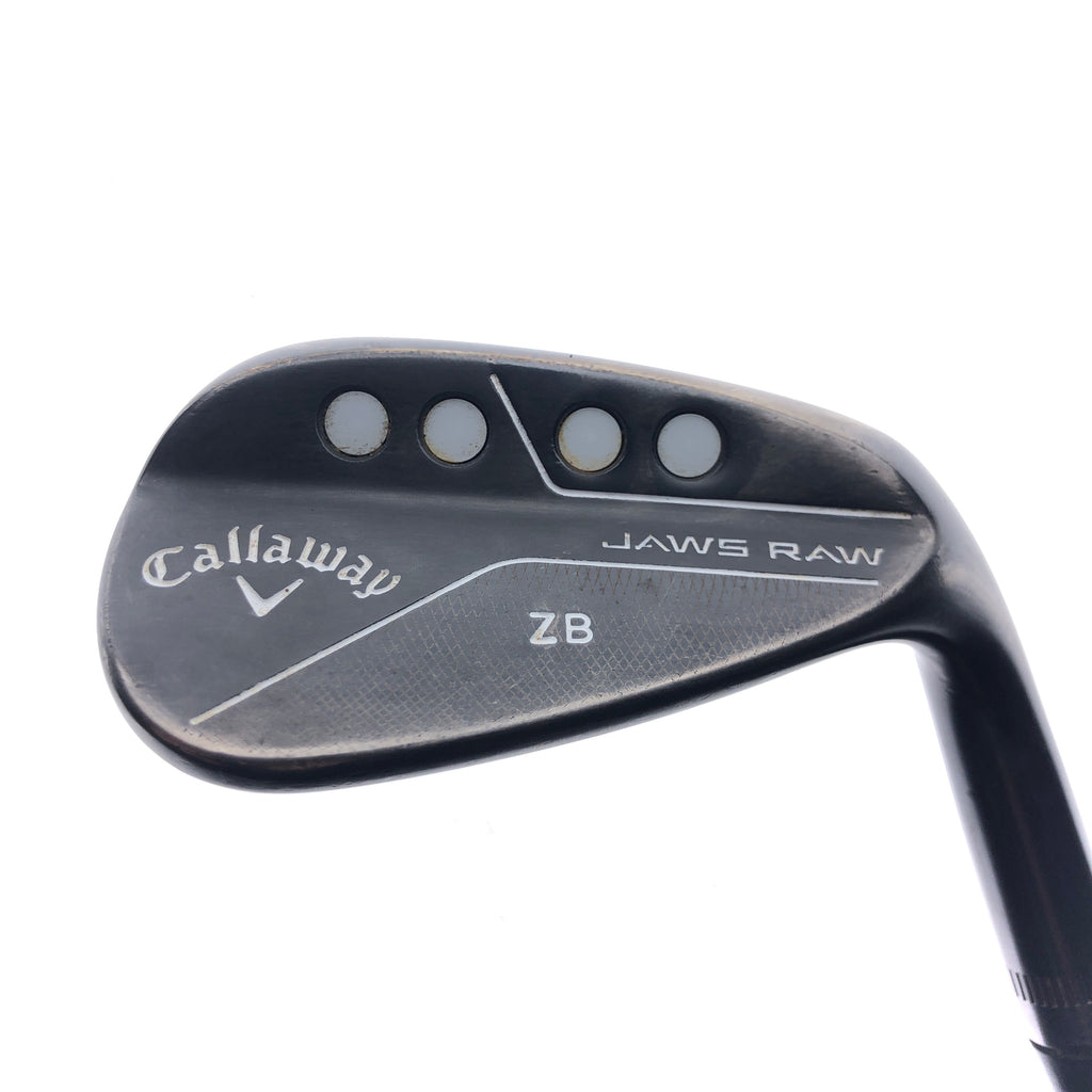 Used Callaway Jaws Raw Black 2020 Gap Wedge / 52.0 Degrees / Wedge Flex