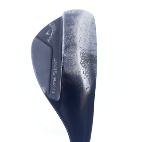 Used Callaway Jaws Raw Black 2020 Lob Wedge / 58.0 Degrees / Stiff Flex