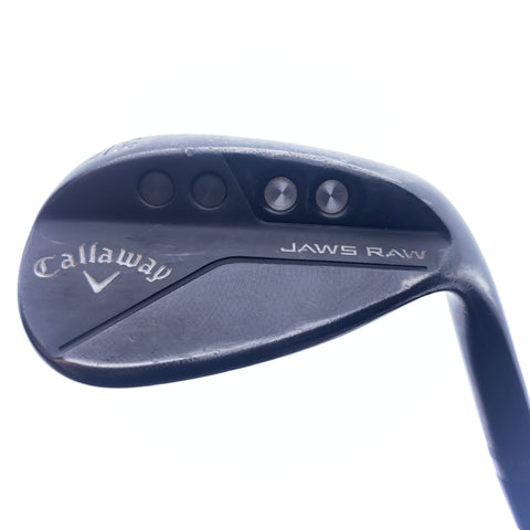 Used Callaway Jaws Raw Black 2020 Lob Wedge / 58.0 Degrees / Stiff Flex