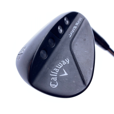 Used Callaway Jaws Raw Black 2020 Lob Wedge / 58.0 Degrees / Wedge Flex