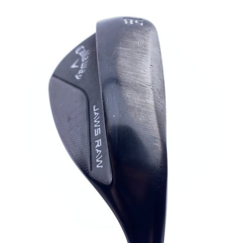 Used Callaway Jaws Raw Black 2020 Lob Wedge / 58.0 Degrees / Wedge Flex