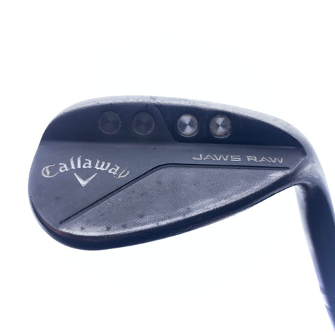 Used Callaway Jaws Raw Black 2020 Lob Wedge / 58.0 Degrees / Wedge Flex