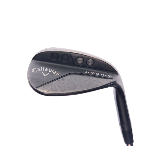 Used Callaway Jaws Raw Black 2020 Lob Wedge / 58.0 Degrees / Wedge Flex