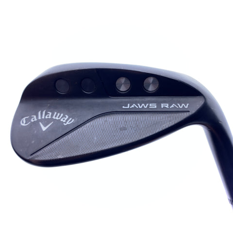 Used Callaway Jaws Raw Black 2020 Lob Wedge / 58.0 Degrees / Wedge Flex