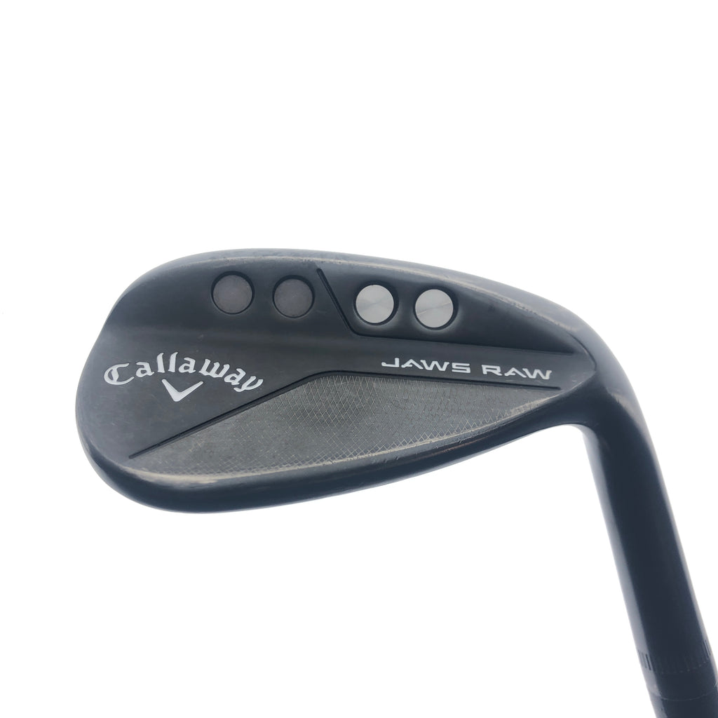 Used Callaway Jaws Raw Black 2020 Lob Wedge / 58.0 Degrees / X-Stiff Flex