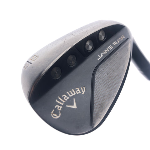 Used Callaway Jaws Raw Black 2020 Lob Wedge / 60.0 Degrees / Stiff Flex