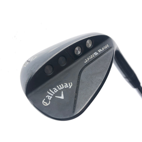 Used Callaway Jaws Raw Black 2020 Lob Wedge / 60.0 Degrees / Stiff Flex