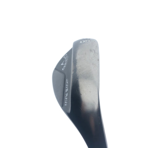 Used Callaway Jaws Raw Black 2020 Lob Wedge / 60.0 Degrees / Stiff Flex
