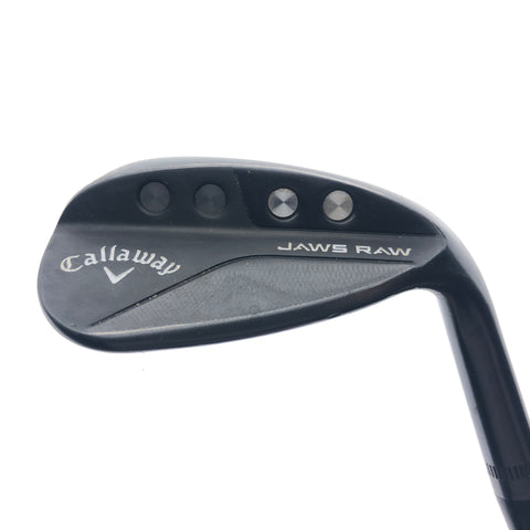 Used Callaway Jaws Raw Black 2020 Lob Wedge / 60.0 Degrees / Stiff Flex