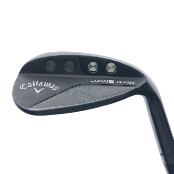 Used Callaway Jaws Raw Black 2020 Lob Wedge / 60.0 Degrees / Stiff Flex