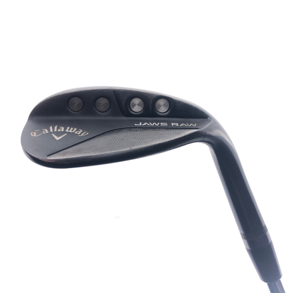Used Callaway Jaws Raw Black 2020 Lob Wedge / 60.0 Degrees / Stiff Flex