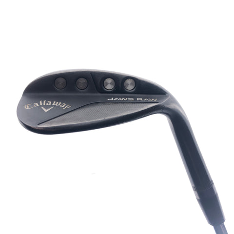 Used Callaway Jaws Raw Black 2020 Lob Wedge / 60.0 Degrees / Stiff Flex