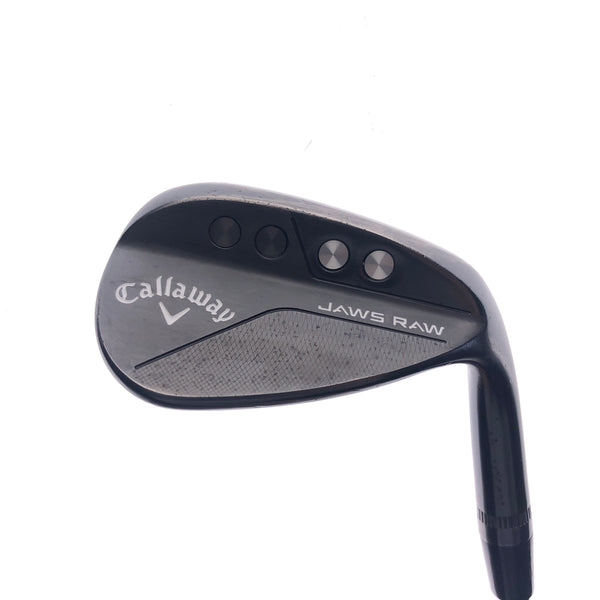 Used Callaway Jaws Raw Black 2020 Sand Wedge / 54.0 Degrees / Stiff Flex