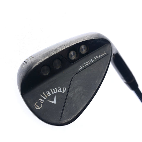 Used Callaway Jaws Raw Black 2020 Sand Wedge / 54.0 Degrees / Wedge Flex