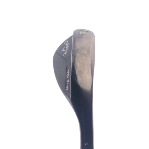 Used Callaway Jaws Raw Black 2020 Sand Wedge / 54.0 Degrees / Wedge Flex