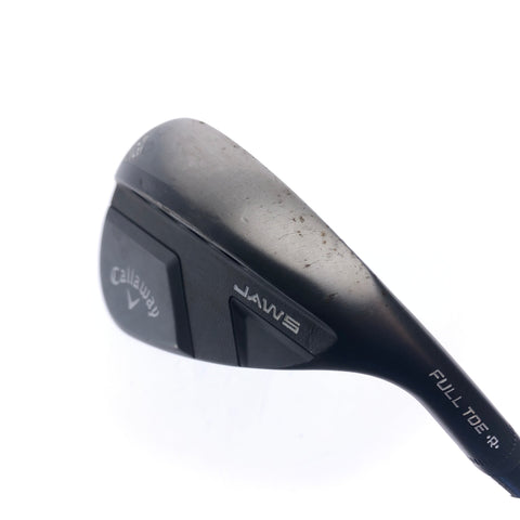 Used Callaway Jaws Raw Black Plasma Lob Wedge / 58.0 Degrees / Wedge Flex