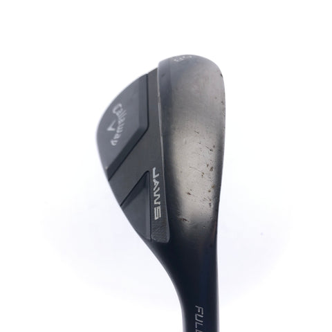 Used Callaway Jaws Raw Black Plasma Lob Wedge / 58.0 Degrees / Wedge Flex