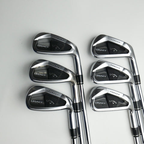 Used Callaway Legacy Black Forged Iron Set / 5 - PW / Stiff Flex