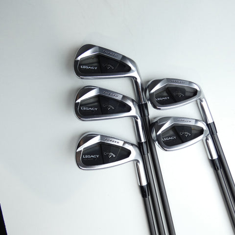 Used Callaway Legacy Black Forged Iron Set / 6 - PW / Regular Flex