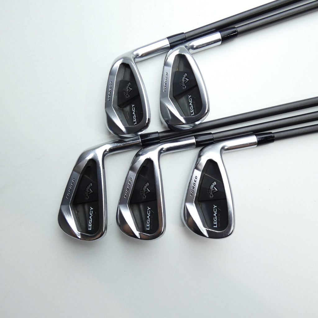 Used Callaway Legacy Black Forged Iron Set / 6 - PW / Regular Flex