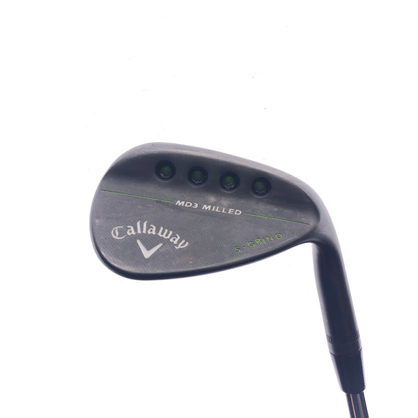 Used Callaway MD3 Milled Black Gap Wedge / 52.0 Degrees / Wedge Flex