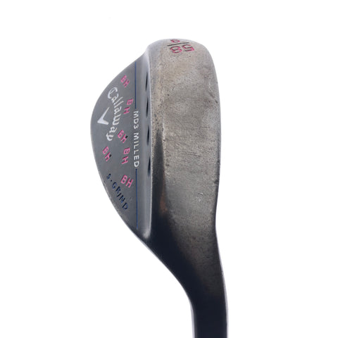Used Callaway MD3 Milled Black Lob Wedge / 58.0 Degrees / Wedge Flex