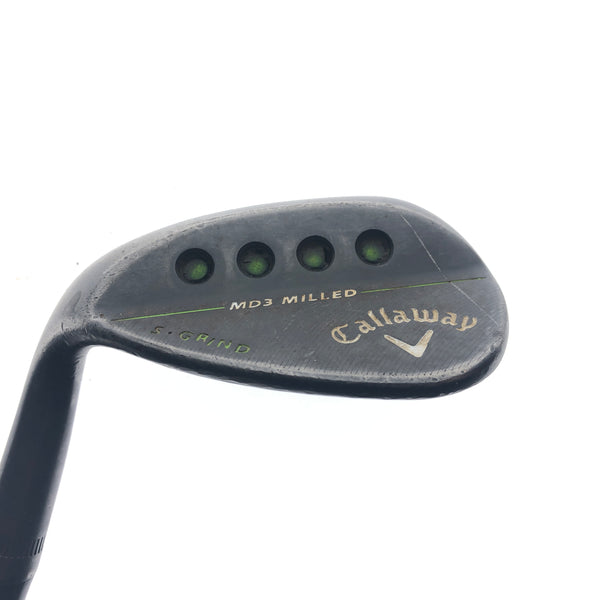 Used Callaway MD3 Milled Black Lob Wedge / 60 Degrees / Wedge Flex / Left-Handed