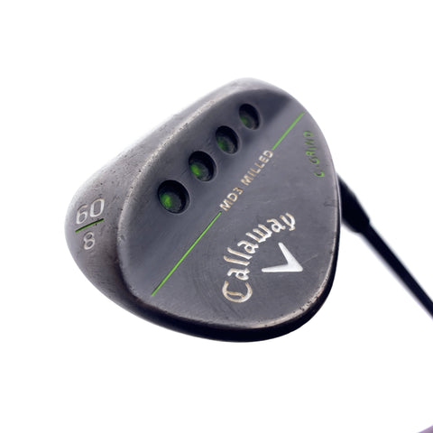 Used Callaway MD3 Milled Black Lob Wedge / 60.0 Degrees / Stiff Flex