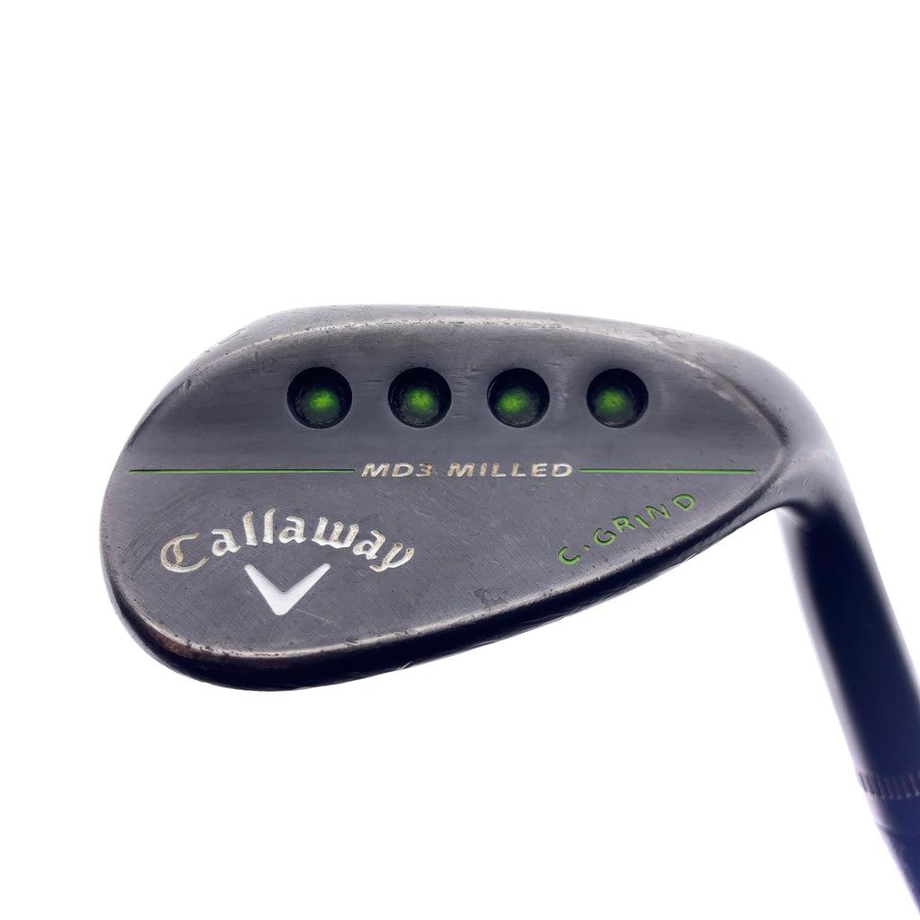 Used Callaway MD3 Milled Black Lob Wedge / 60.0 Degrees / Stiff Flex