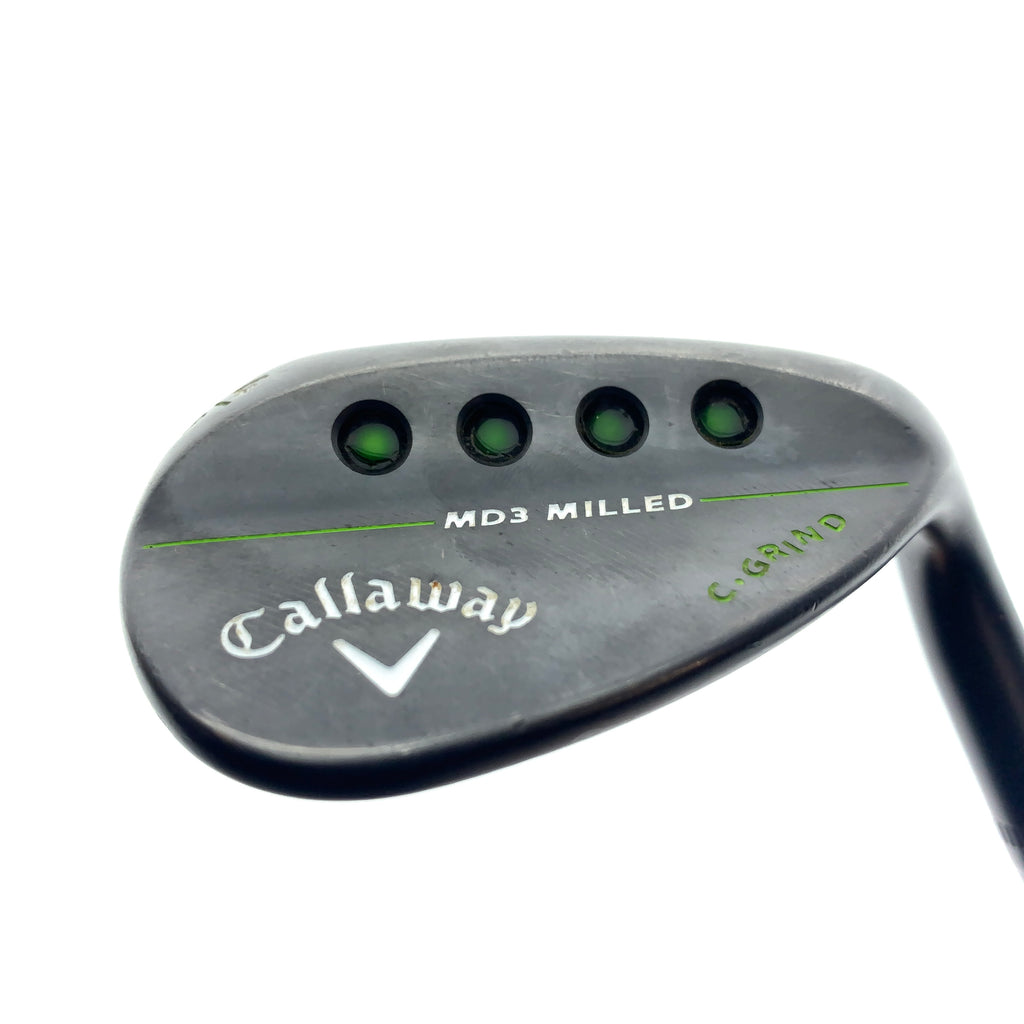 Used Callaway MD3 Milled Black Lob Wedge / 64.0 Degrees / Wedge Flex