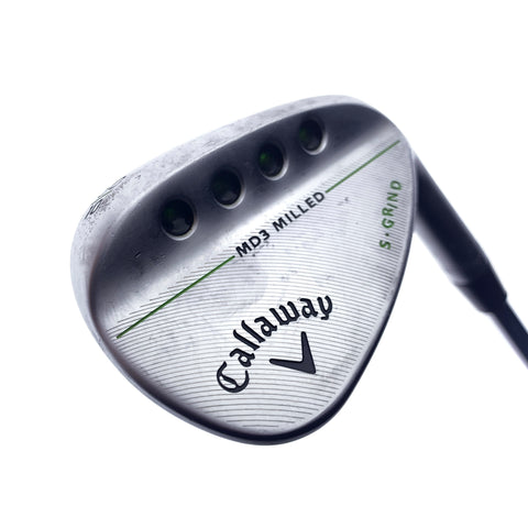 Used Callaway MD3 Milled Chrome Gap Wedge / 50.0 Degrees / Wedge Flex
