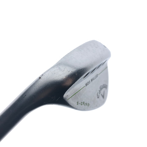 Used Callaway MD3 Milled Chrome Gap Wedge / 52 Degree / Wedge Flex / Left-Handed