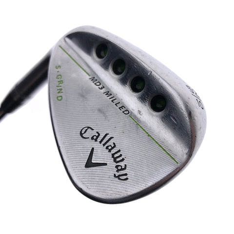 Used Callaway MD3 Milled Chrome Gap Wedge / 52.0 Deg / Wedge Flex / Left-Handed