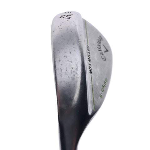 Used Callaway MD3 Milled Chrome Gap Wedge / 52.0 Deg / Wedge Flex / Left-Handed