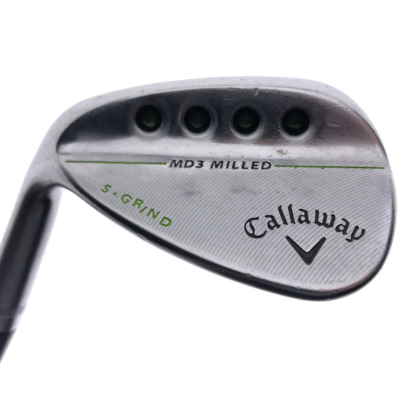 Used Callaway MD3 Milled Chrome Gap Wedge / 52.0 Deg / Wedge Flex / Left-Handed