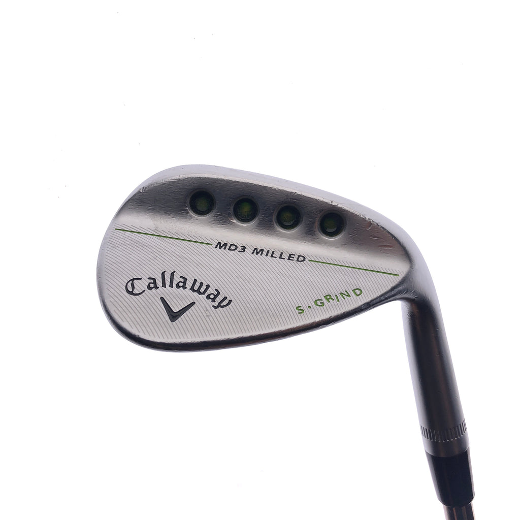 Used Callaway MD3 Milled Chrome Gap Wedge / 52.0 Degrees / Stiff Flex