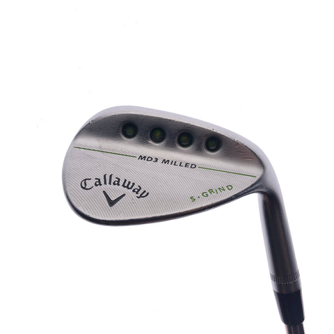 Used Callaway MD3 Milled Chrome Gap Wedge / 52.0 Degrees / Stiff Flex