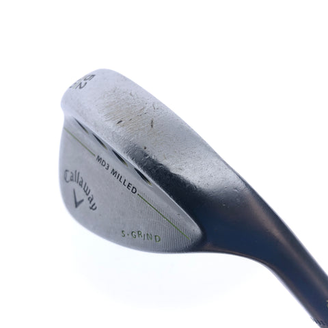 Used Callaway MD3 Milled Chrome Gap Wedge / 52.0 Degrees / Wedge Flex