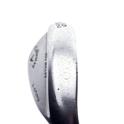 Used Callaway MD3 Milled Chrome Gap Wedge / 52.0 Degrees / Wedge Flex